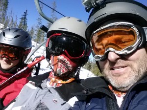 Rod Bishop on Ski Lift