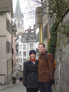 Rod and Cheryl Bishop in Zurich