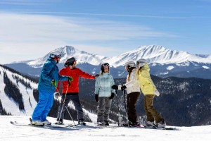 mountain top skiing Keystone Resort
